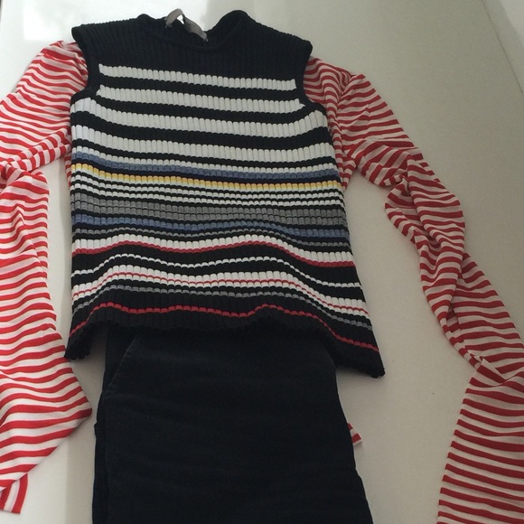 PREEN Line Striped Knit Top - Picture 7 of 7